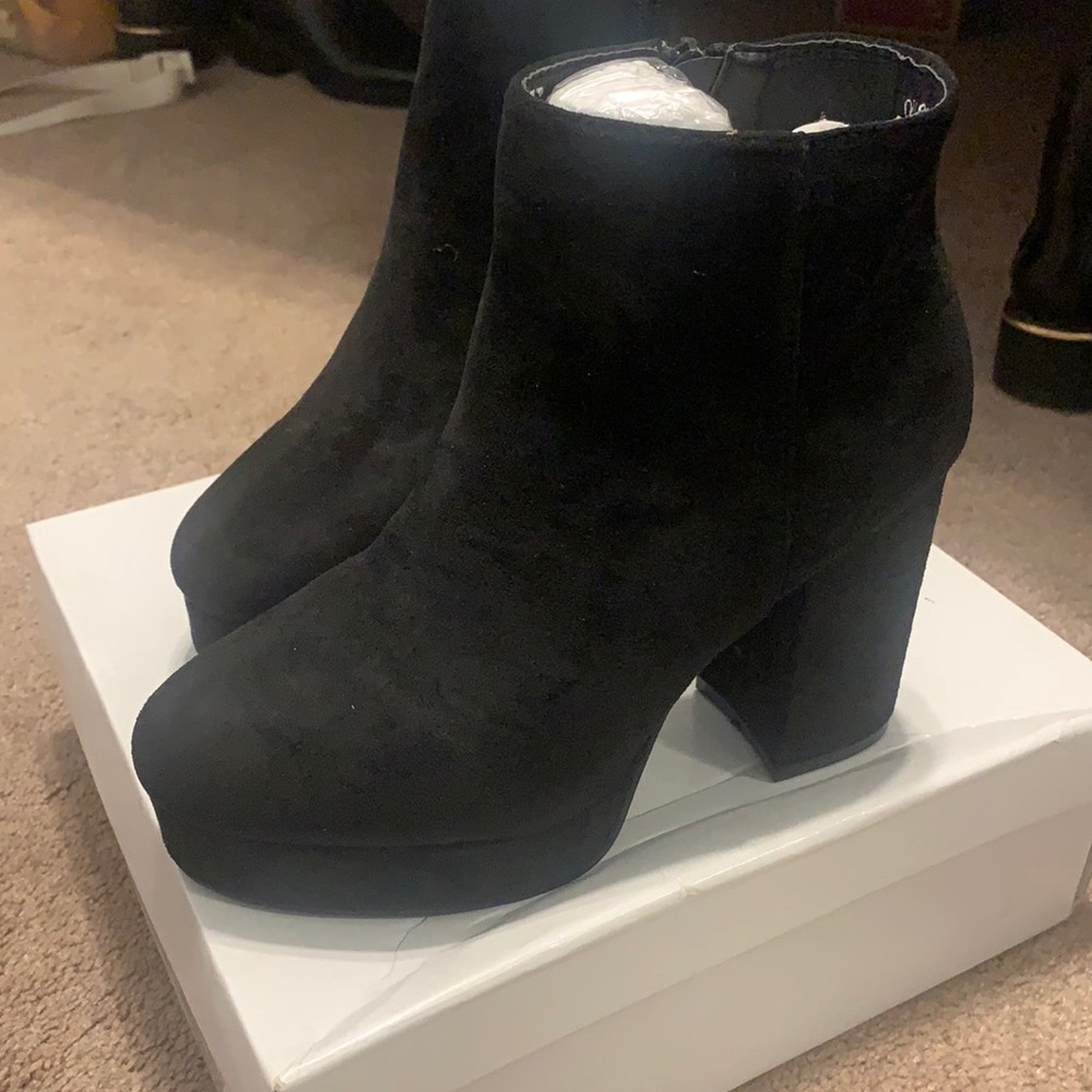 NEW black booties
